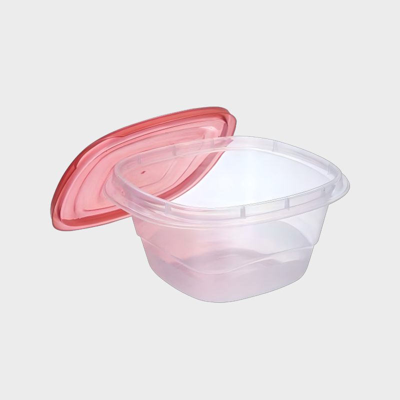 PFB008 Conjunto de recipientes de armazenamento agrícola e alimentar em PP quadrado de 1200ml